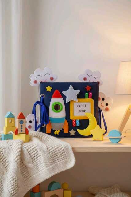 Quiet Book For 1 Year Old, Montessori Sensory Toy, Baby Toddler Busy Board - Minimoms - image 1