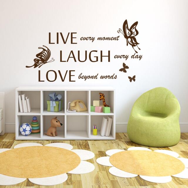 Inspirational Vinyl Quotes Life Wall Decal Love Words Stickers - 003 - image 1