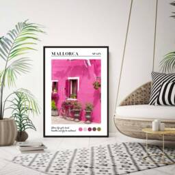 Mallorca Print, Majorca Spain Travel Poster, Home Decor, Wall Art, Gift, Gallery Prints, Unframed Prints - thumbnail 2