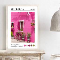 Mallorca Print, Majorca Spain Travel Poster, Home Decor, Wall Art, Gift, Gallery Prints, Unframed Prints - thumbnail 3