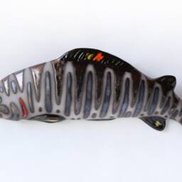 Handmade Ceramic Fish Wall Art Unique Sea Decor - Made To Order - thumbnail 2