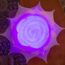Large Color Changing Led Lotus Light With Remote - thumbnail 4