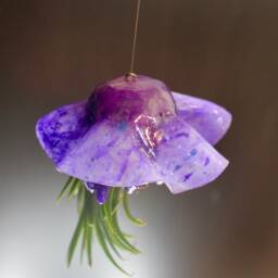 Handmade Clay Jellyfish Air Plant Holder - thumbnail 3