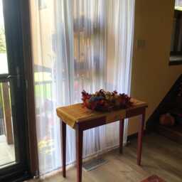 "Sheer Door Curtain 54"" Width. Fits Window 13"" - 19" - thumbnail 4