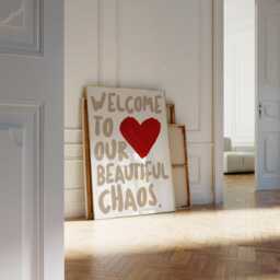 Welcome To Our Beautiful Chaos Print, Quote, Family Quote Prints, Print - thumbnail 1