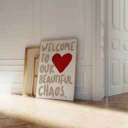 Welcome To Our Beautiful Chaos Print, Quote, Family Quote Prints, Print - thumbnail 2