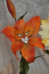 Alice in Wonderland - NonTalking Flowers Orange Tiger Lily 1st Edition Sutherland