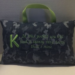 Little Boys Camo Toothfairy Pillow - thumbnail 4
