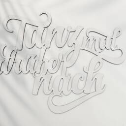 Dance About It - 3D Lettering Made Of Wood - thumbnail 2