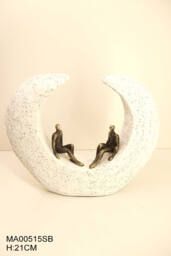 Bronze Sculpture & Resin Height 21 cm