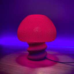 Musho Table Lamp, Modern Ripple Mesh Solid Contemporary 3D Printed Lighting - thumbnail 4