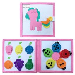 Handmade Quiet Book - Quietbook - Colour Pony