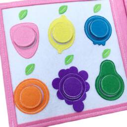 Handmade Quiet Book - Quietbook - Colour Pony - thumbnail 4