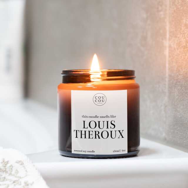 Louis Theroux Candle, Novelty Gift, Luxury Soy Wax - image 1