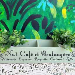 Vintage Style Pine Wood Planter Box Kitchen Herb Garden Decor - thumbnail 2