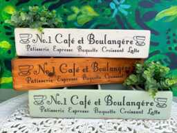 Vintage Style Pine Wood Planter Box Kitchen Herb Garden Decor - thumbnail 1