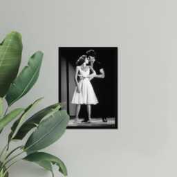 Vintage Dirty Dancing Print, Patrick Swayze & Jennifer Grey 1987, Fine Art Photography Wall Art, Museum Quality, Black White Print - thumbnail 3