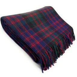 Soft Wool Tartan Blanket - 70x60 Inches Soft, Warm & Timeless Mcdonald - thumbnail 2