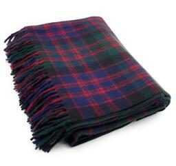 Soft Wool Tartan Blanket - 70x60 Inches Soft, Warm & Timeless Mcdonald