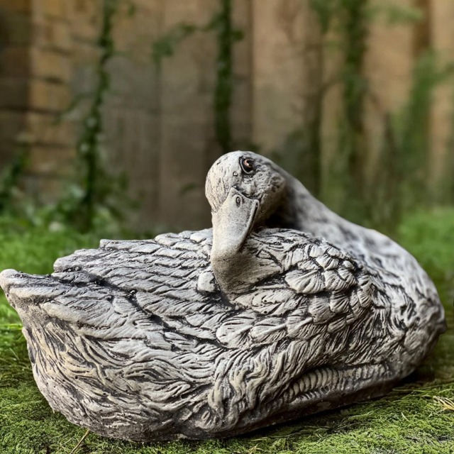Stone Duck Figurine Concrete Goose Sculpture Cement Bird Decoration Outdoor Farm Animal Statue Garden Ornament Goose Lover Gift Yard Art - image 1