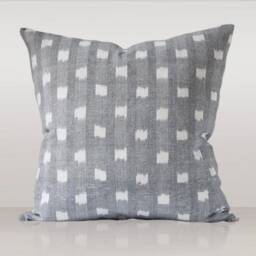 "Designer Pillow Set, Kufri Curated Collection, Neutral Throw Cover Set Of Three, Geometric Pillowcase, Modern 20""x20" - thumbnail 2