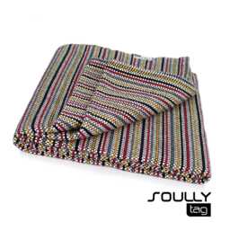 Recycled Cotton Portuguese Blanket - Durable Woven Sofa Cover Throw Boho Bedspread Sustainable Modern Traditional Home Decor - thumbnail 4