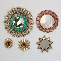 "Peruvian Mirrors ""Turquoise Star"