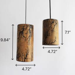 Bedside Pendant Light, Natural Lightings Lamp Shade Handmade, Kitchen Island Flush Mount Ceiling Light - thumbnail 2