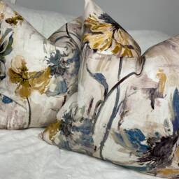 Floral Cushion Cover Pillow Prestigious Textiles Designer Fabric Multicoloured Made in UK Double Sided - thumbnail 2