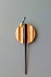 Handcrafted Wooden Pen Rest Minimalist Desk Accessory