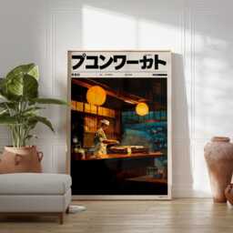 Japanese Sushi Bar Poster, Print, Food Art, Wall Kitchen Decor, Home Decor - thumbnail 3