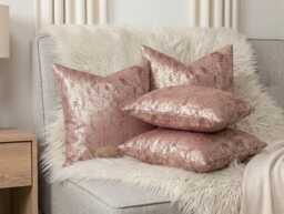 Red Velvet Cushion Covers 18x18 - thumbnail 1
