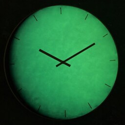 Uranus Planet Clock, Wall Glow in The Dark, Oversized Clock, Space Decor, Glass Wall Unusual Elegant Big Clock - thumbnail 3