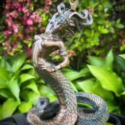 Medusa Statue, Half Scale Resin Sculpture -. Mythological Creature Figurine - Myths & Legends Character Statue Fantasy Art Lover Gift - thumbnail 2