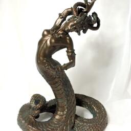 Medusa Statue, Half Scale Resin Sculpture -. Mythological Creature Figurine - Myths & Legends Character Statue Fantasy Art Lover Gift - thumbnail 3