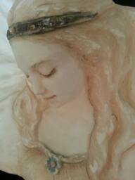Venetian Faerie Guardian Sculpture Plaque - Lisa Azzano Sculptures