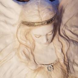 Venetian Faerie Guardian Sculpture Plaque - Lisa Azzano Sculptures - thumbnail 3