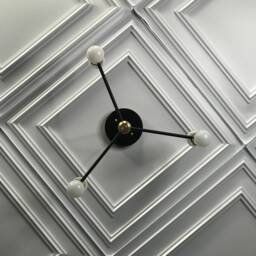 Evander Modern Sputnik 6 Light Mid Century Industrial Ceiling Chandelier - thumbnail 2