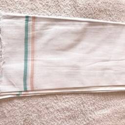 Handspun Khadi Cotton Bath Towel Indian Handwoven Beach Towel - thumbnail 3