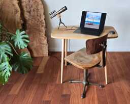 Brutalist Writing Desk, Wooden Workspace, Home Office, Ho, Tight Spaces, Das B??ro, For Poets, Brutalism