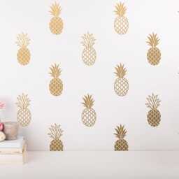 Pineapple Wall Decals - Decals, Decor, Gift, Gift For Her, Stickers, Art - thumbnail 4