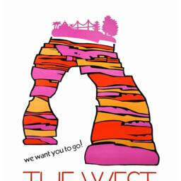 Reprint Of A Vintage Travel Poster - Bon Voyage To The West - thumbnail 2