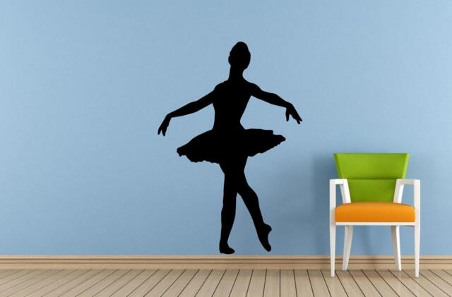 Ballerina Ballet Dancer Dance Dancing Studio Tango Salsa Break Boy Girl Wall Or Car Vinyl Peal & Stick Removable Sticker Decal L1559 - image 1