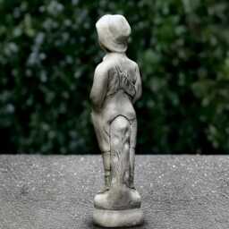 Concrete Man Sculpture Cement Boy Outdoor Person Figurine Man Lover Gift Garden Farmer Ornament & Home Decoration - thumbnail 4