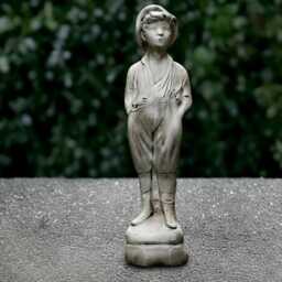Concrete Man Sculpture Cement Boy Outdoor Person Figurine Man Lover Gift Garden Farmer Ornament & Home Decoration - thumbnail 1