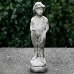 Concrete Man Sculpture Cement Boy Outdoor Person Figurine Man Lover Gift Garden Farmer Ornament & Home Decoration - thumbnail 3