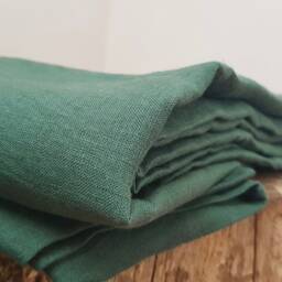 Emerald Linen Sheet - Green Linen Sheet Natural Bedding Organic Linen Sheets Full Size King Queen - thumbnail 2