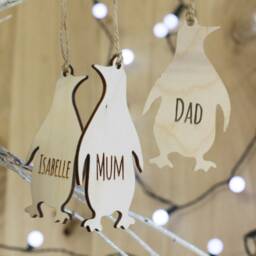 Personalised Animal Christmas Bauble - Polar Bear Christmas Decorations Tree Gifts - thumbnail 4