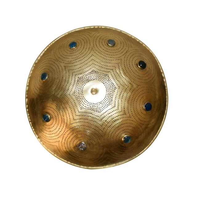 Flush Mount Ceiling Light Moroccan Brass - Hand-Pierced Silver - image 1