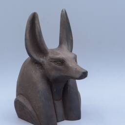 Unique Egyptian God Anubis Head - 4 Style Granite, Marble Stone Made in Egypt - thumbnail 4